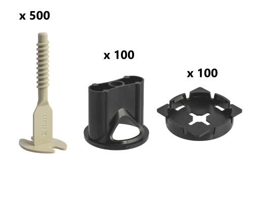 Kit Twist Level 2mm – 500/100/100, Niveaux à Bulle Pour Travaux De Précision - 12