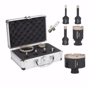 Zestaw koronek diamentowych do glazury 6 elementów