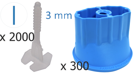 system poziomowania płytek twist level klipsy