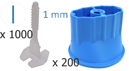 system poziomowania płytek twist level klipsy