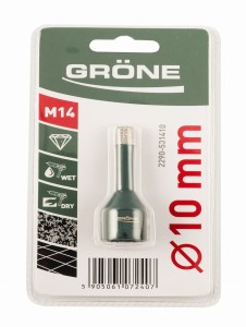 Koronka diamentowa Grone, otwornica 10mm M14 