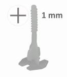 100x baza X 1mm, system poziomowania płytek Twist Level