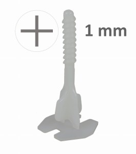 100x baza X 1mm, system poziomowania płytek Twist Level