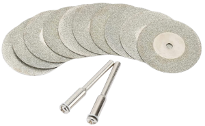 Zestaw 10 tarcz diamentowych 50 mm