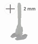 100x baza X 2mm, system poziomowania płytek Twist Level